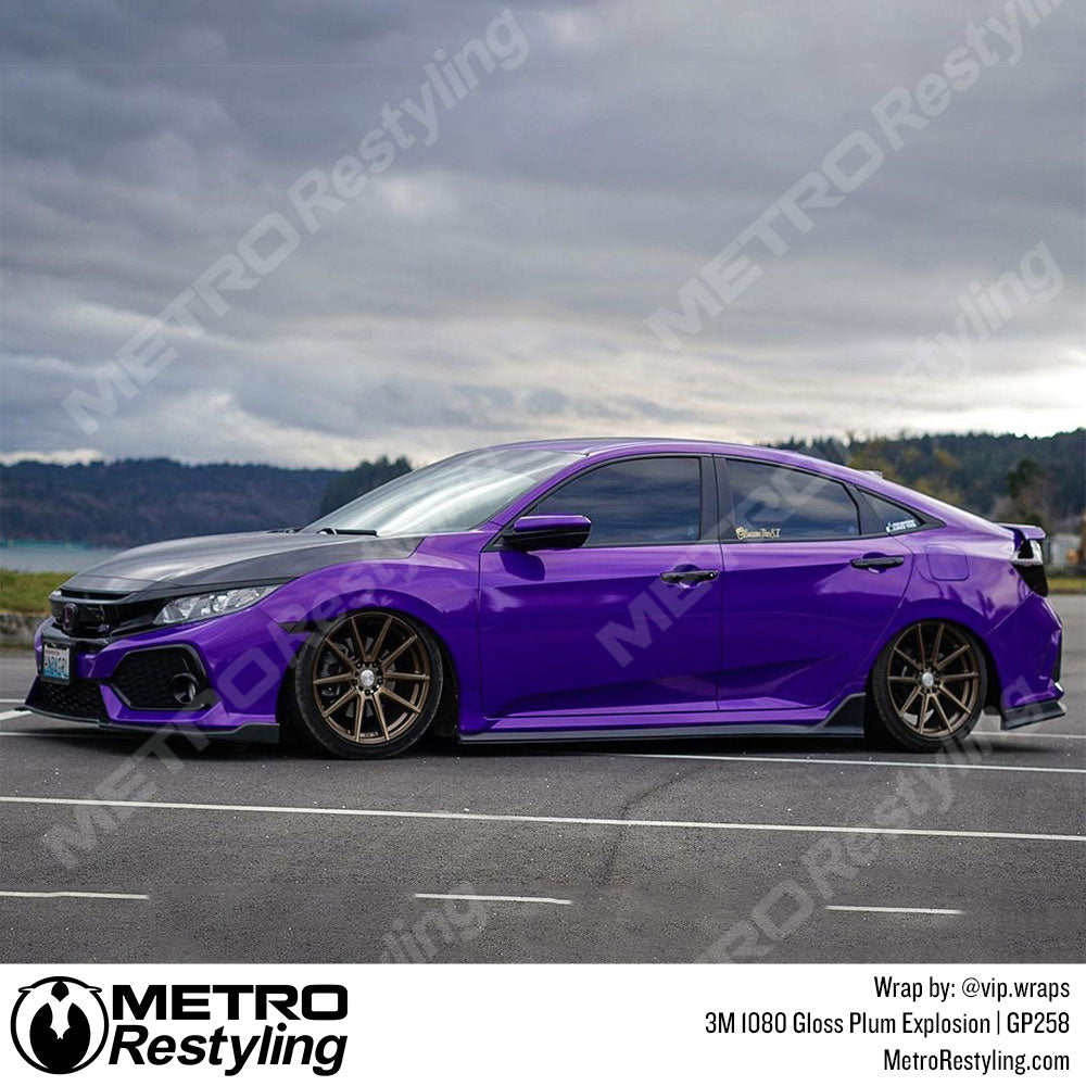 Gloss Plum Vinyl Wrap