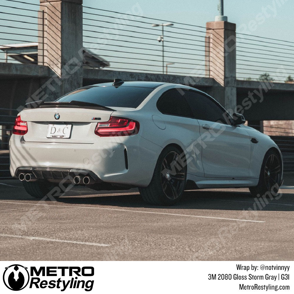 Gloss Storm Gray BMW Wrap