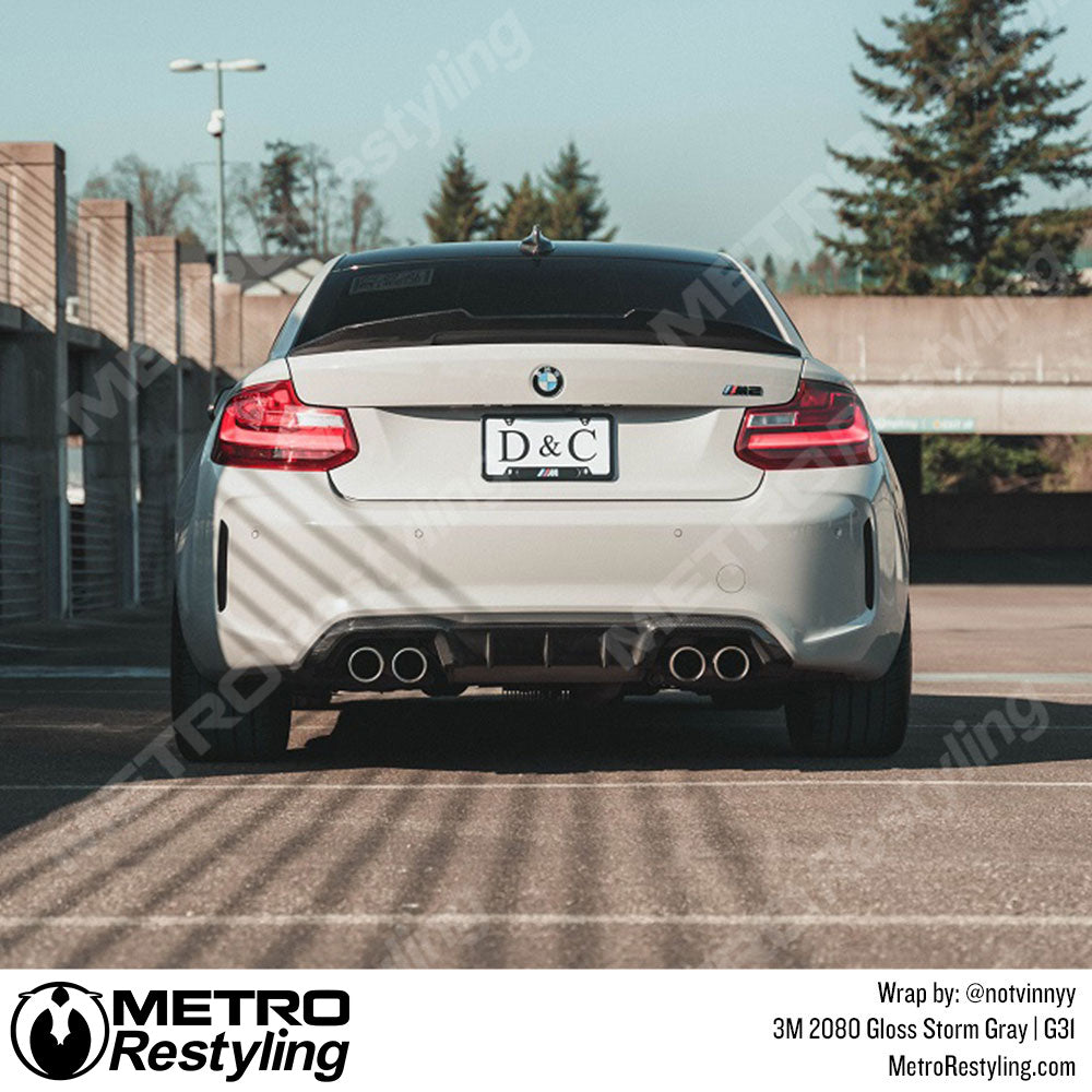 Gloss Storm Gray BMW Wrap