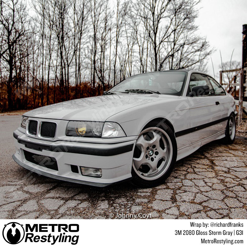 Gloss Storm Gray Vinyl Wrap