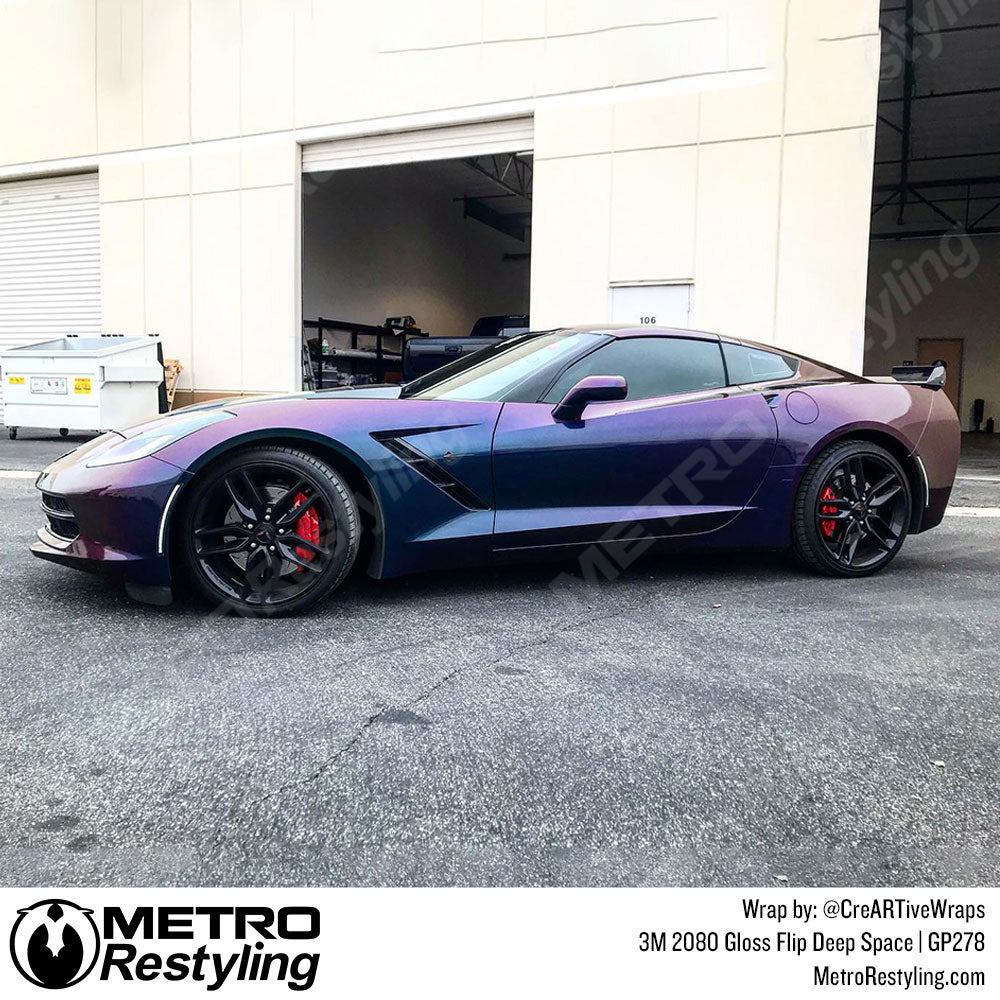 3M 2080 Gloss Flip Deep Space Vinyl Wrap