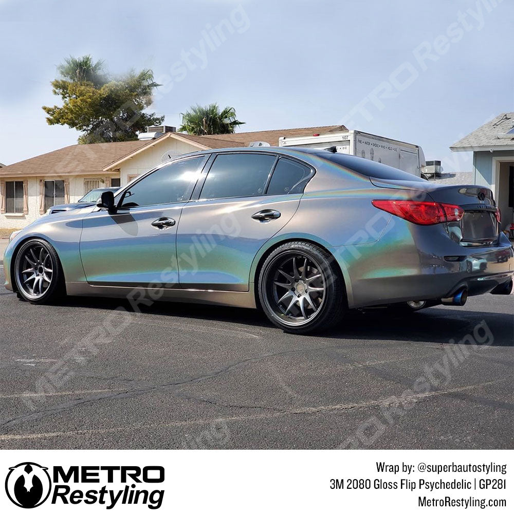 3M 2080 Gloss Flip Psychedelic Vinyl Wrap