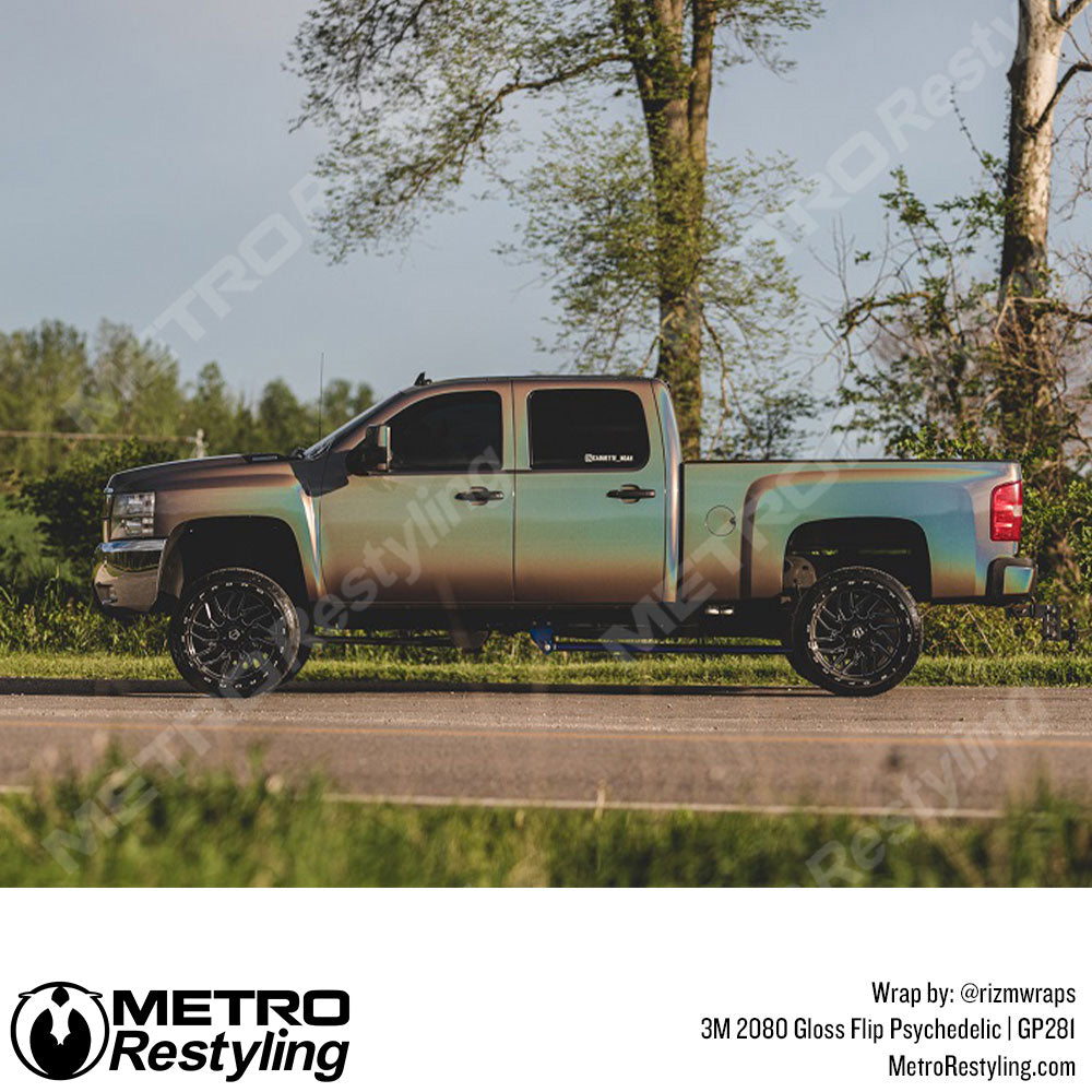 3M 2080 Gloss Flip Psychedelic Vinyl Wrap