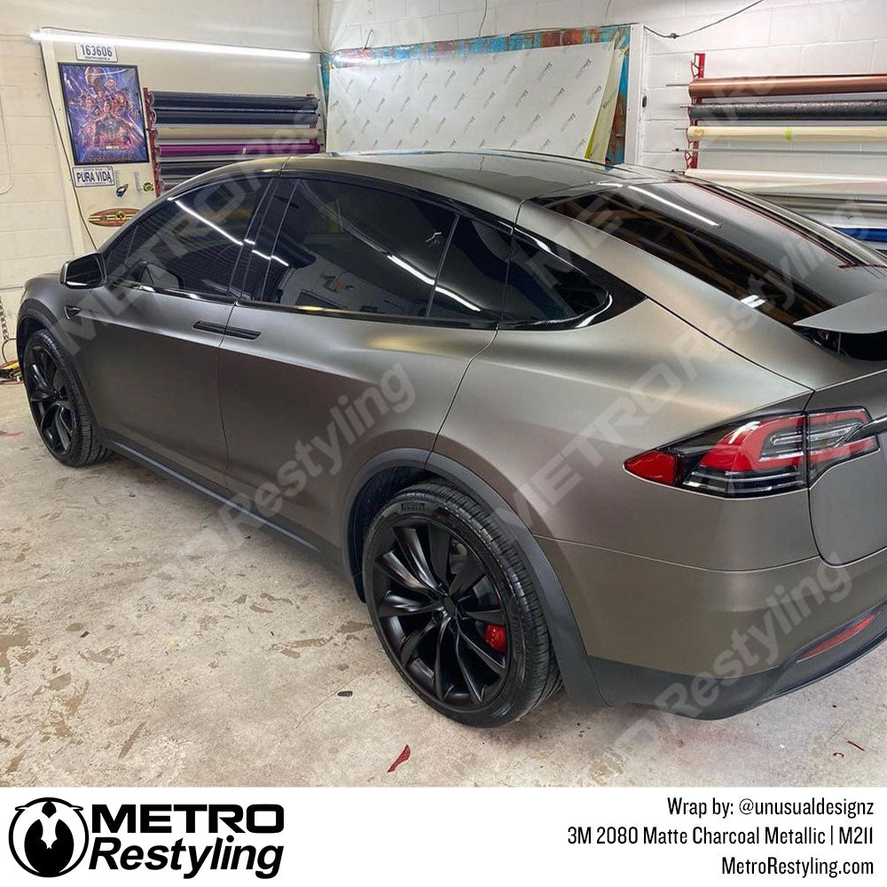 3M 2080 Matte Charcoal Metallic BMW Wrap