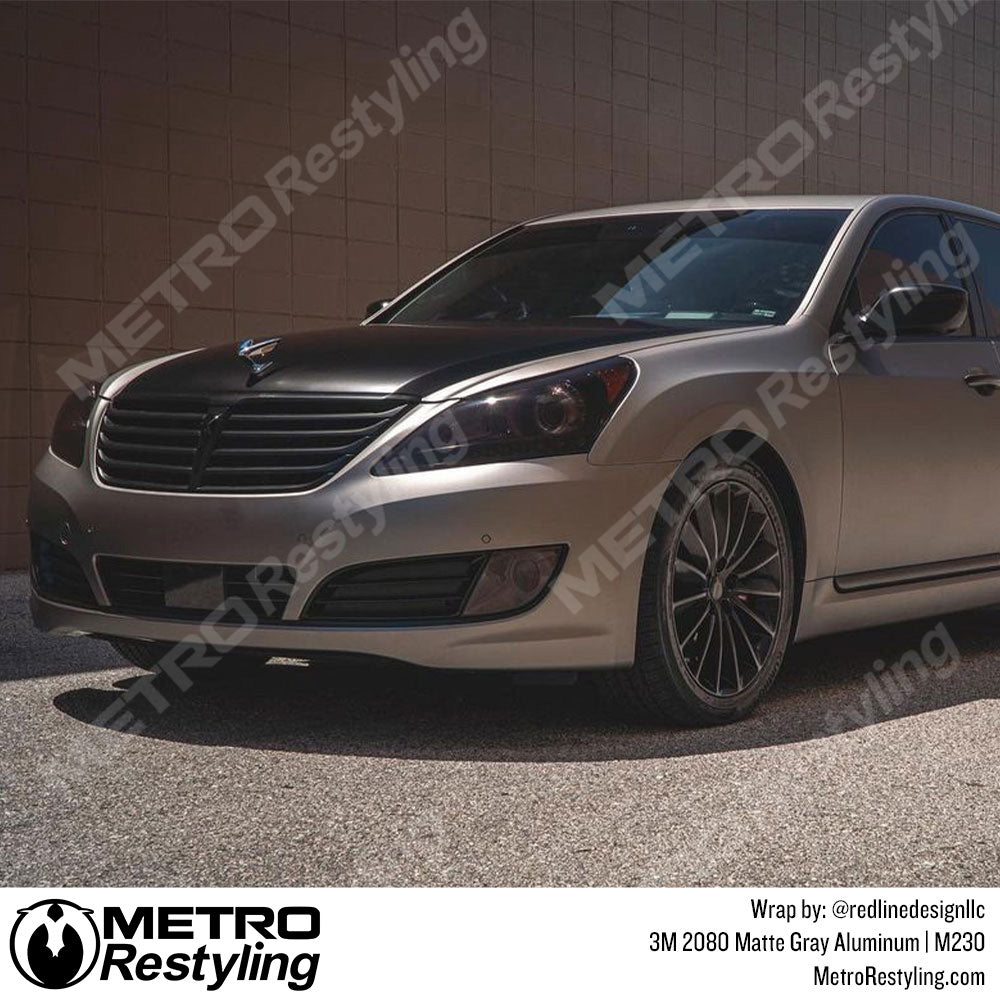 Matte Gray Aluminum Wrap