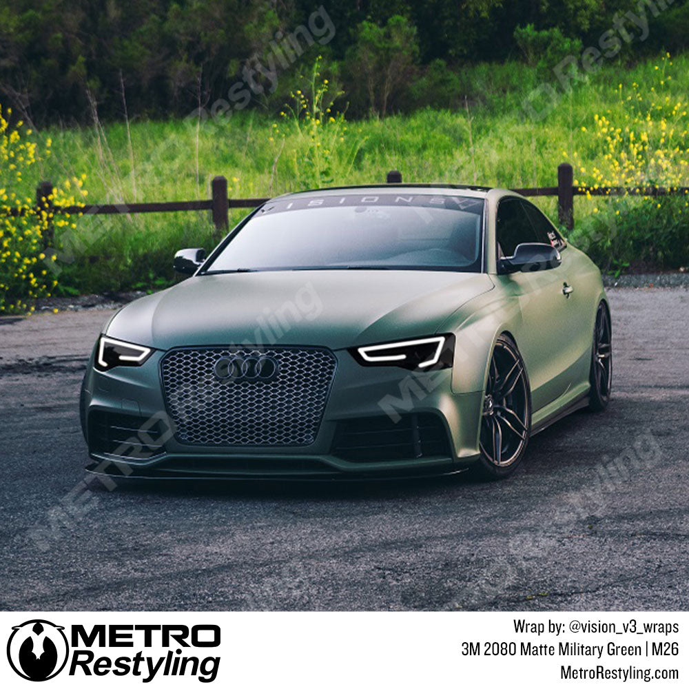 audi miltary green vinyl