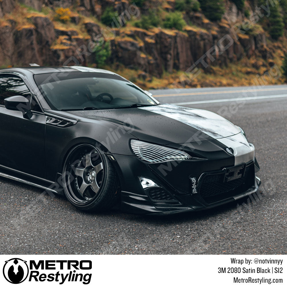 Satin Black Vinyl Wrap
