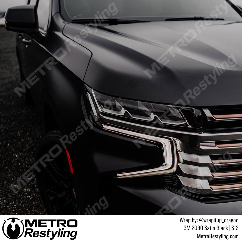 Satin Black Vinyl Wrap