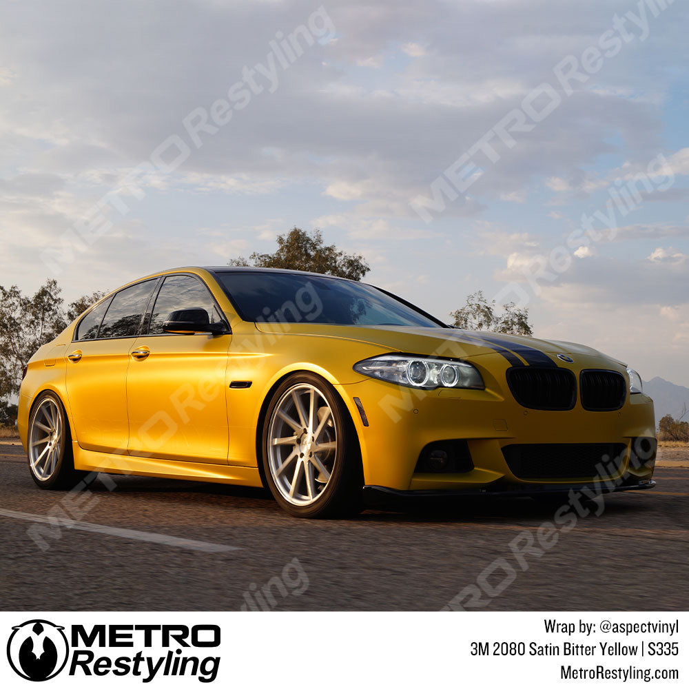Satin Bitter Yellow Vinyl Wrap