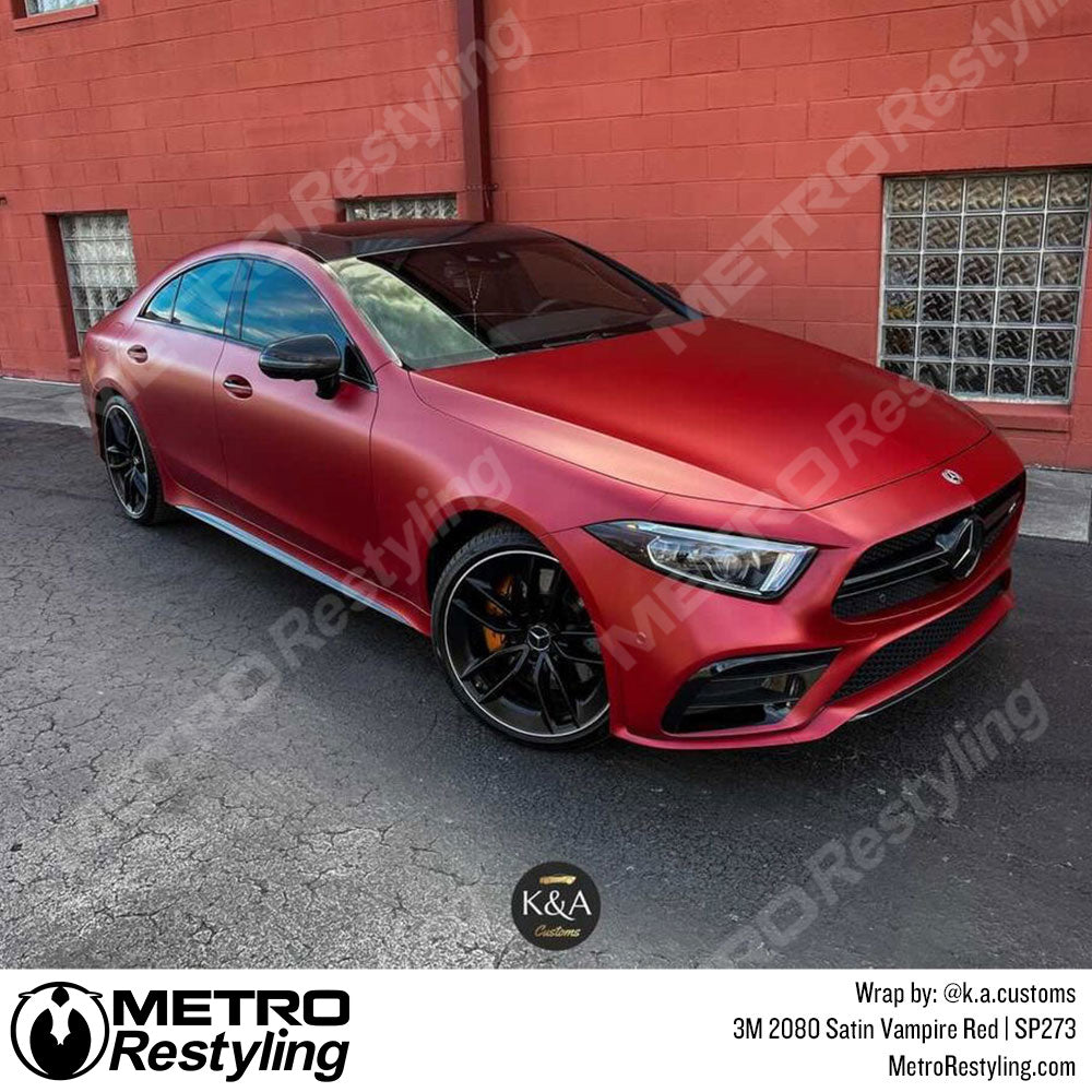 Satin Red Vinyl Wrap