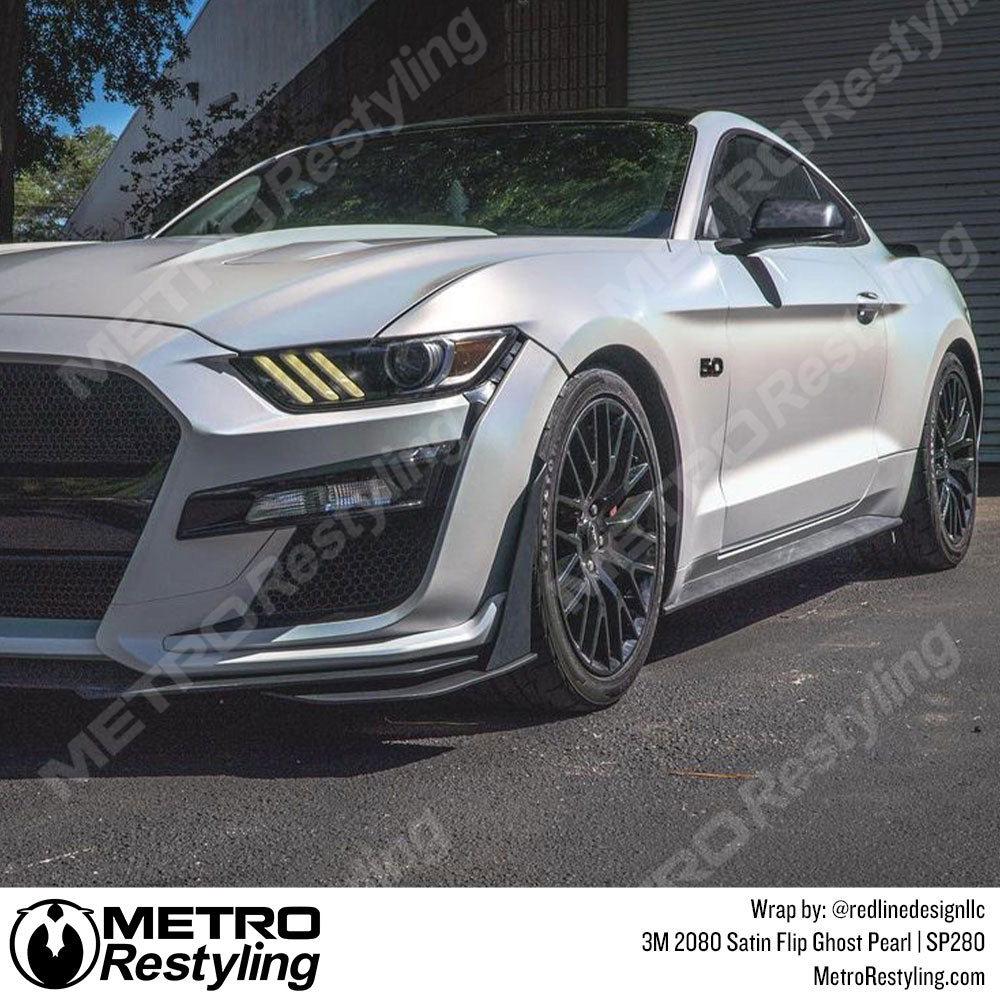 Satin Flip Ghost Pearl Vinyl Wrap