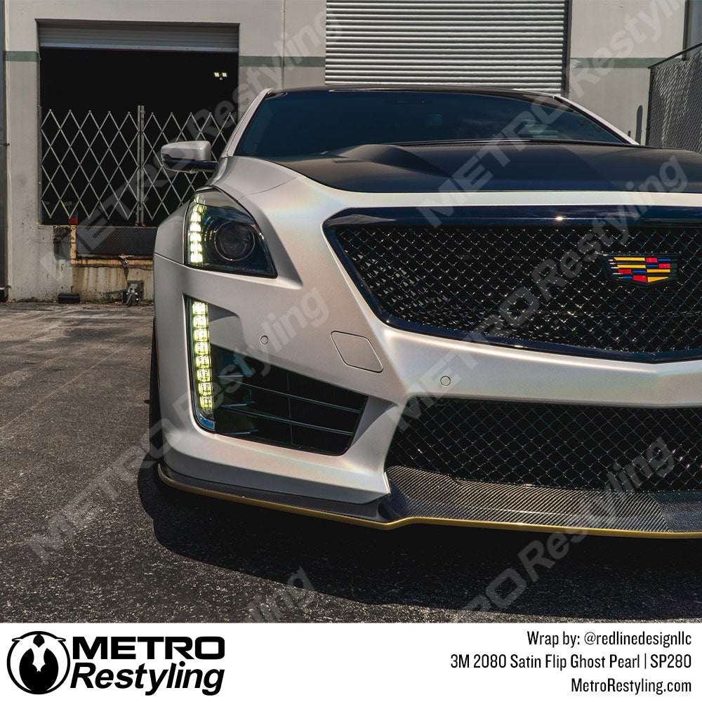 Satin Flip Ghost Pearl Vinyl Wrap