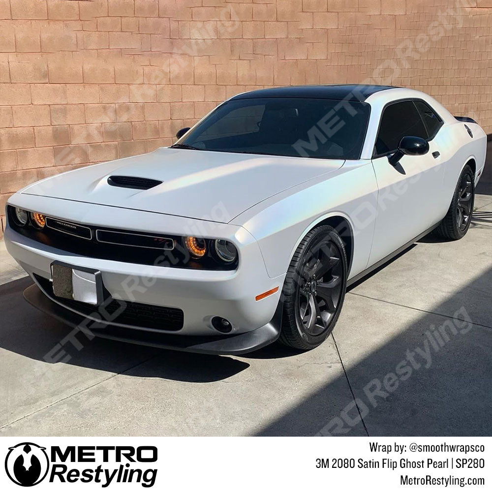 Satin Flip Ghost Pearl car Wrap