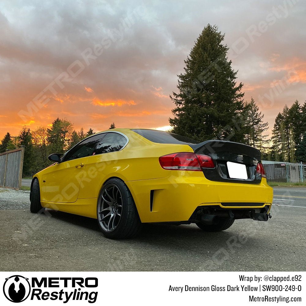 Avery Dennison SW900 Gloss Dark Yellow