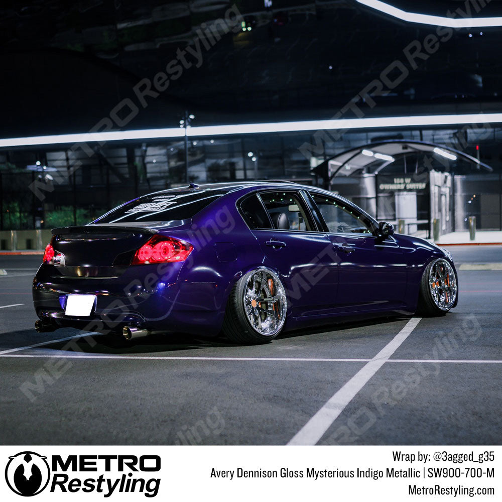 Avery Dennison SW900 Gloss Mysterious Indigo Metallic
