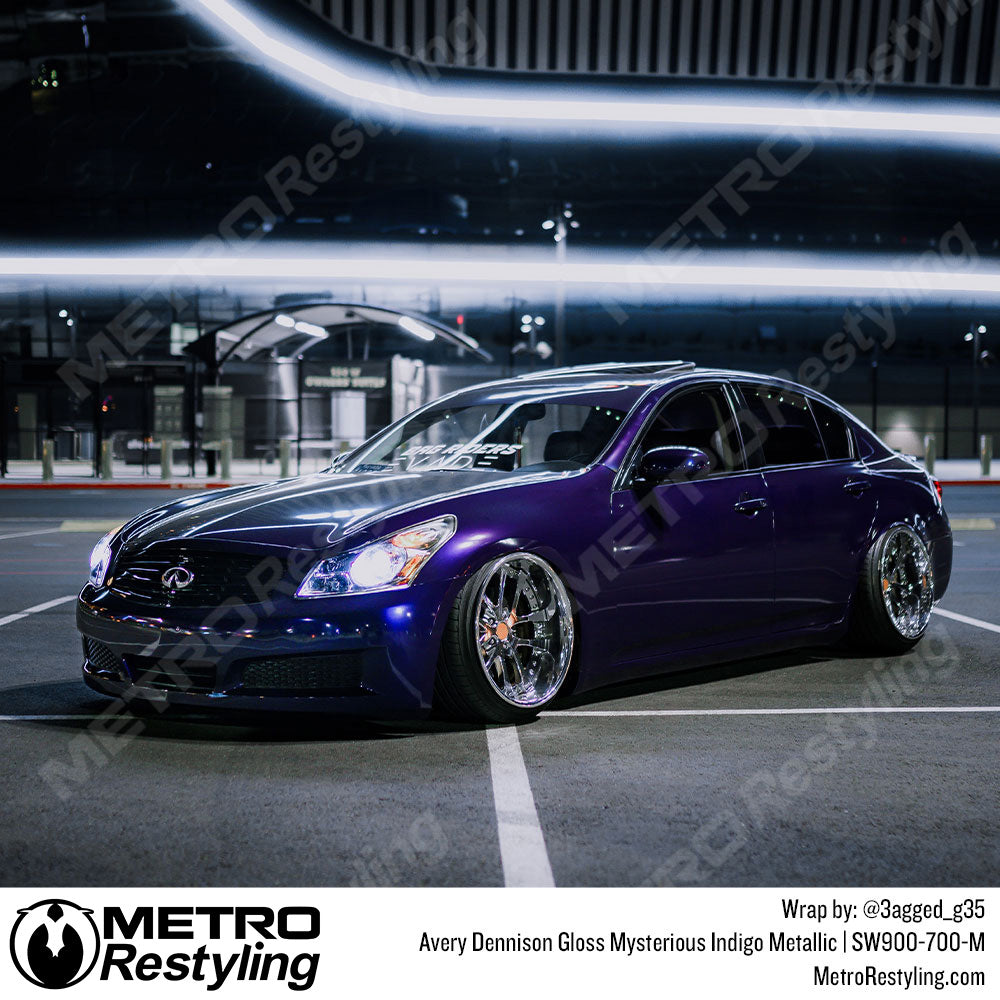 Avery Dennison SW900 Gloss Mysterious Indigo Metallic