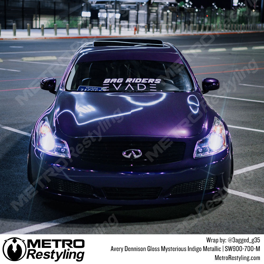 Avery Dennison SW900 Gloss Mysterious Indigo Metallic