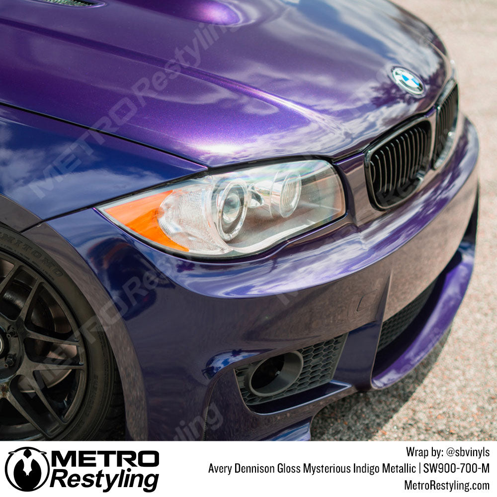 Avery Dennison SW900 Gloss Mysterious Indigo Metallic BMW