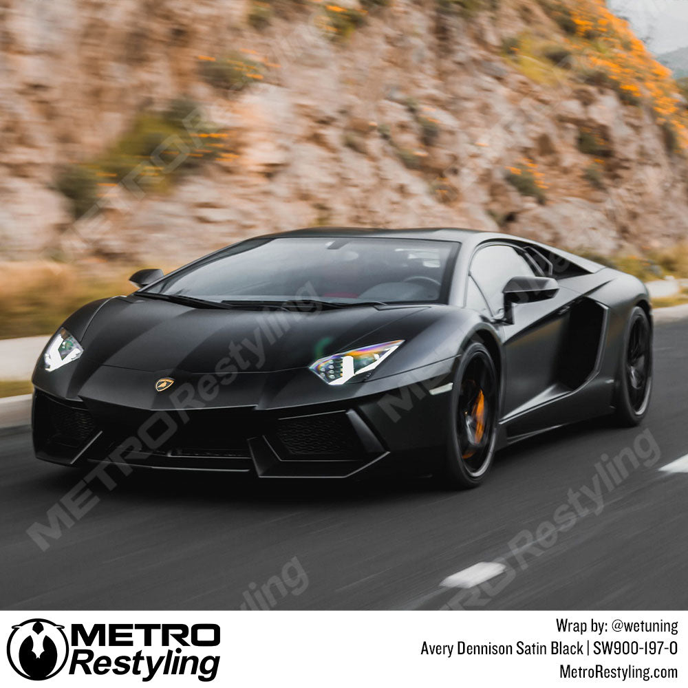 Satin Black Lambo