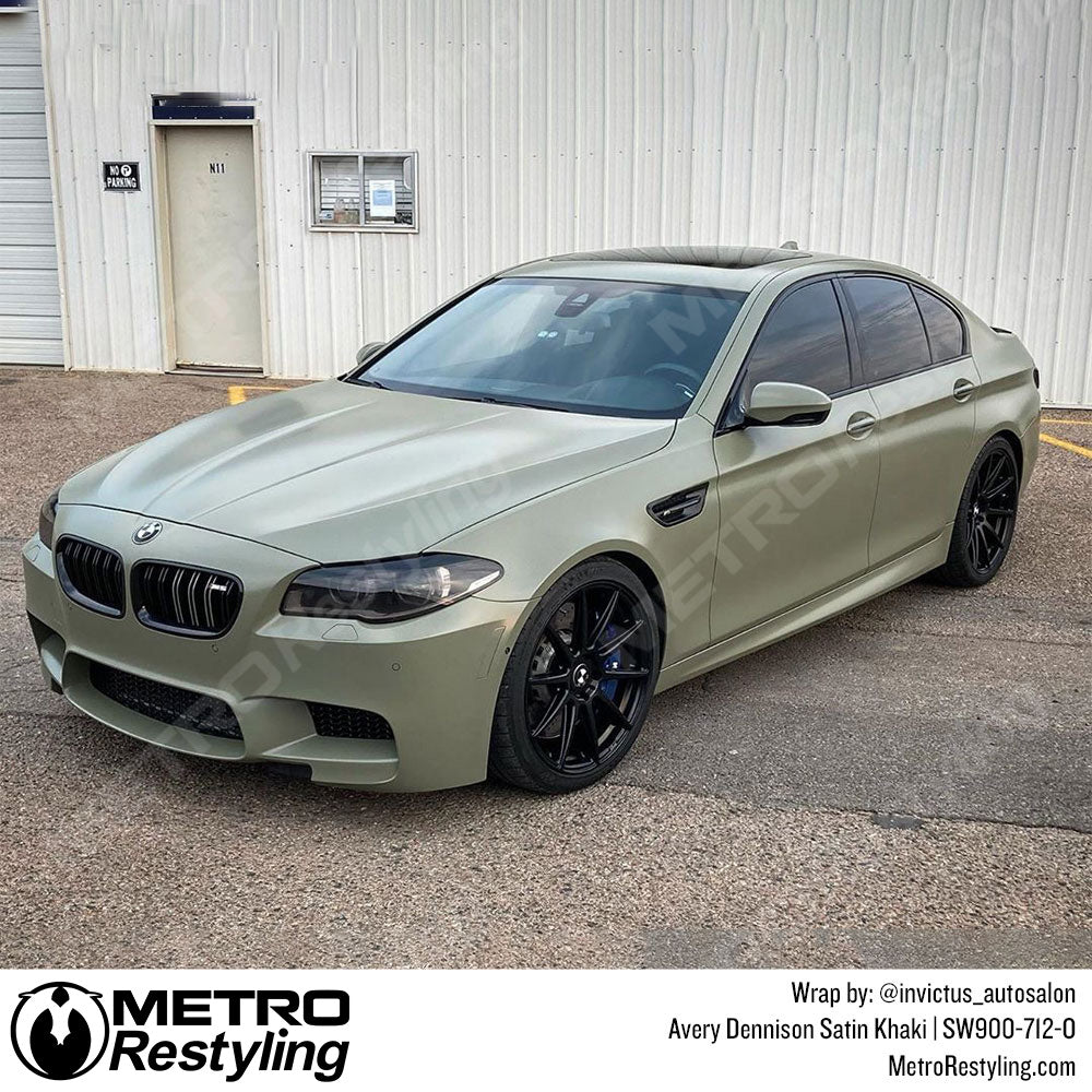 Satin Khaki Green BMW