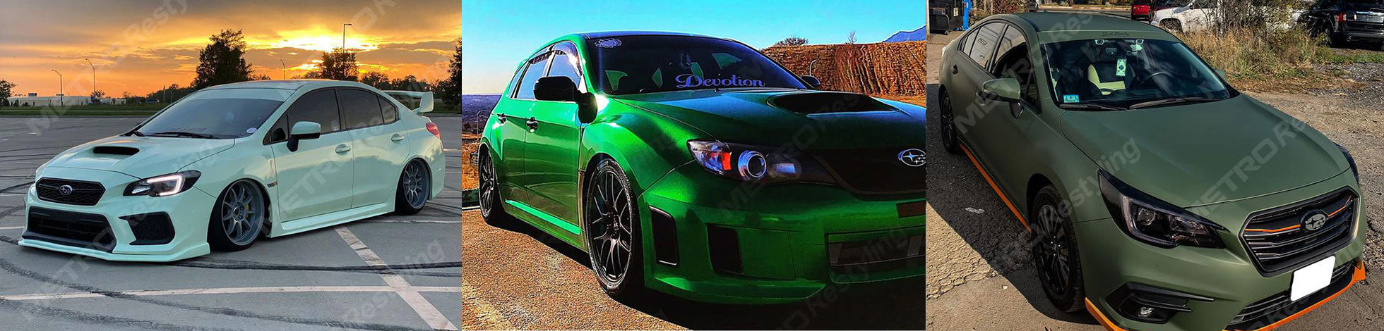 Green Subaru Wraps