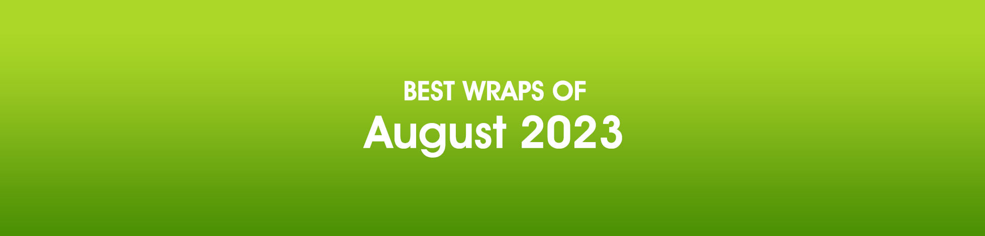 Top Cars of August 2023