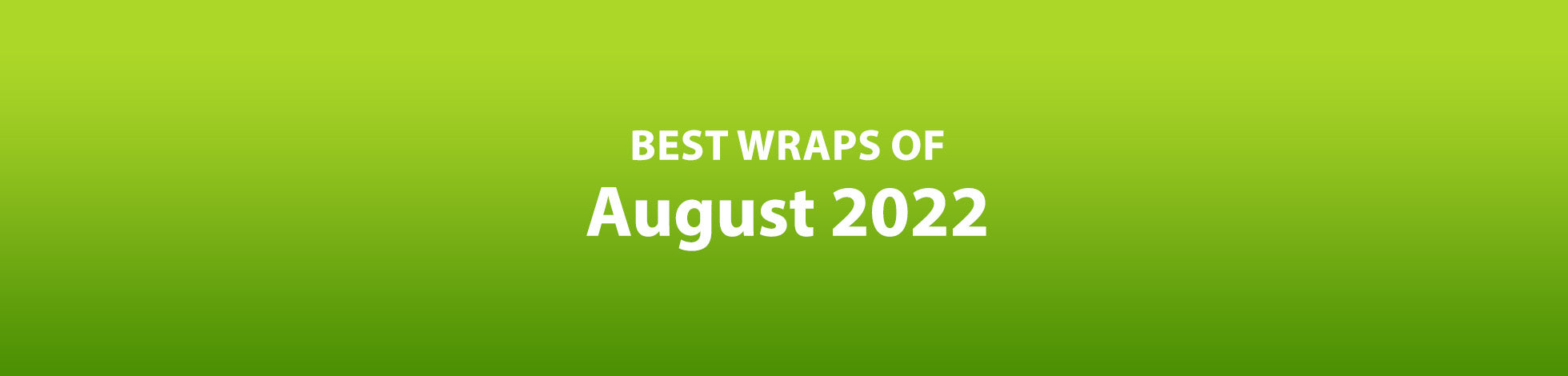 Best Car Wraps of August 2022