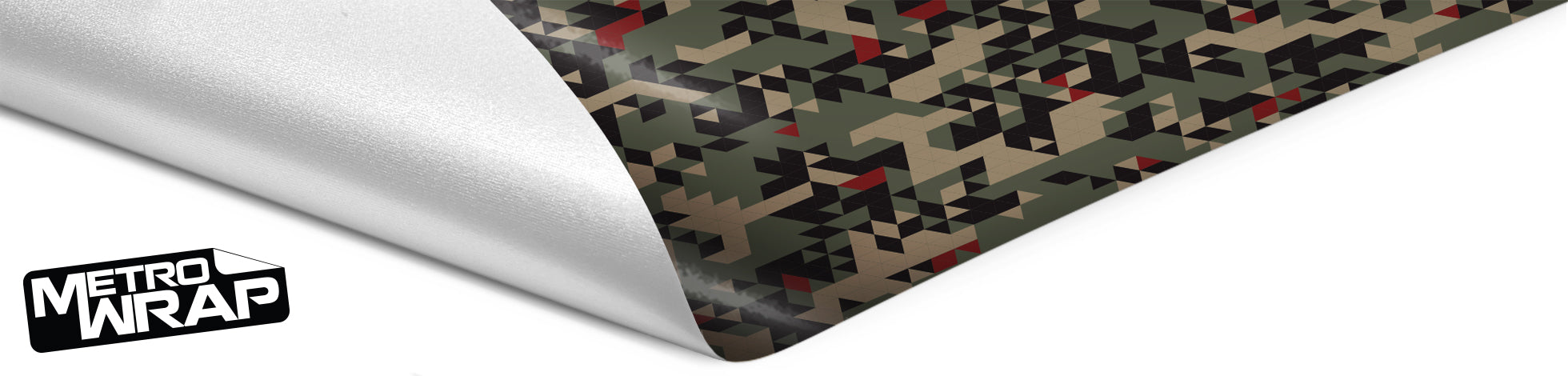 Metro Wrap Large Triangle Camo Vinyl Film