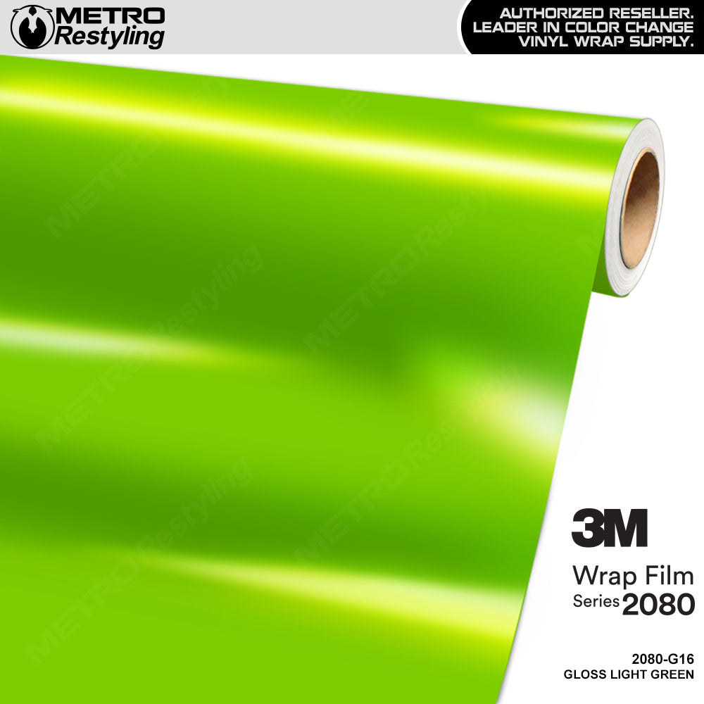 3M Gloss Light Green Vinyl Wrap