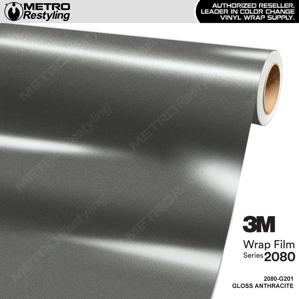 3M 2080 Gloss Anthracite Vinyl Wrap | G201