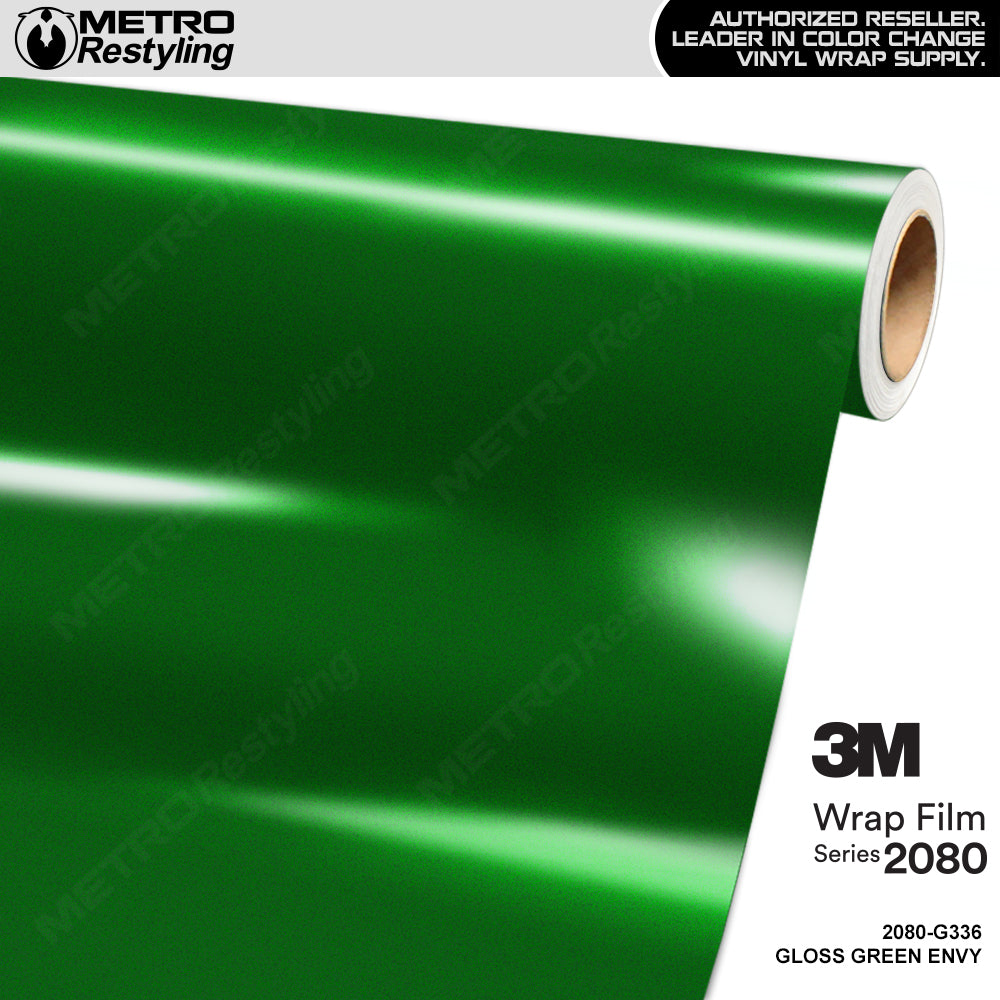 3M 2080 Gloss Green Envy Vinyl Wrap | G336