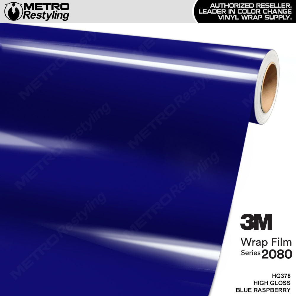 3M 2080 High Gloss Blue Raspberry Vinyl Wrap | HG378