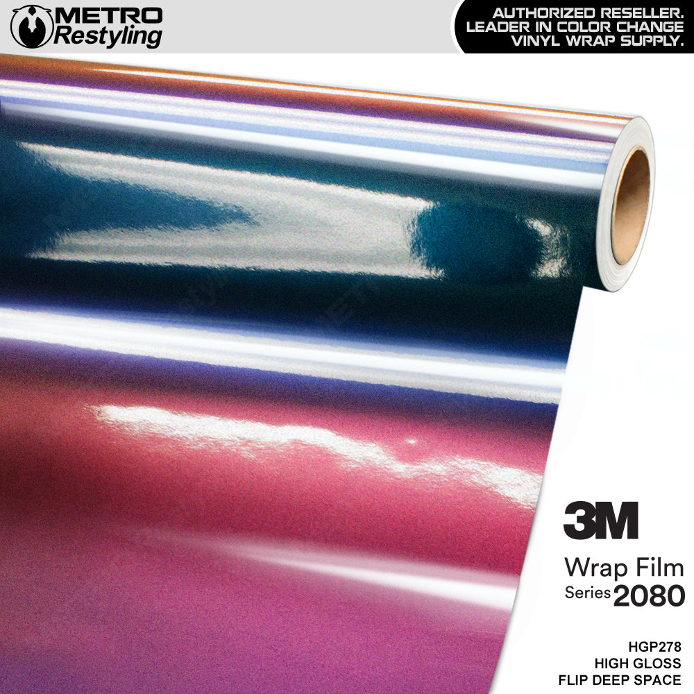 3M 2080 High Gloss Flip Deep Space Vinyl Wrap