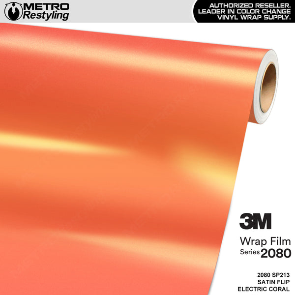 Satin Flip Electric Coral - 3M | Metro Restyling