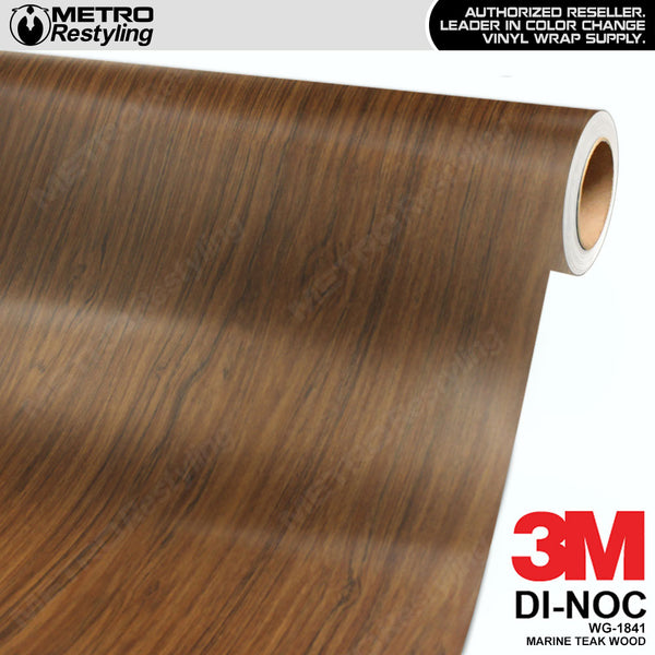 Marine Teak Wood - 3M DI-NOC | Metro Restyling