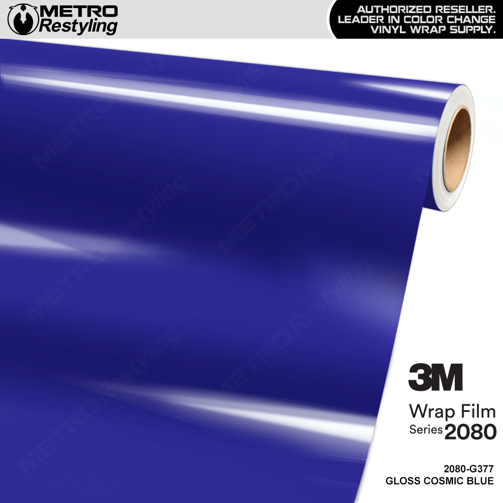 3M 2080 Gloss Cosmic Blue Vinyl Wrap | G377