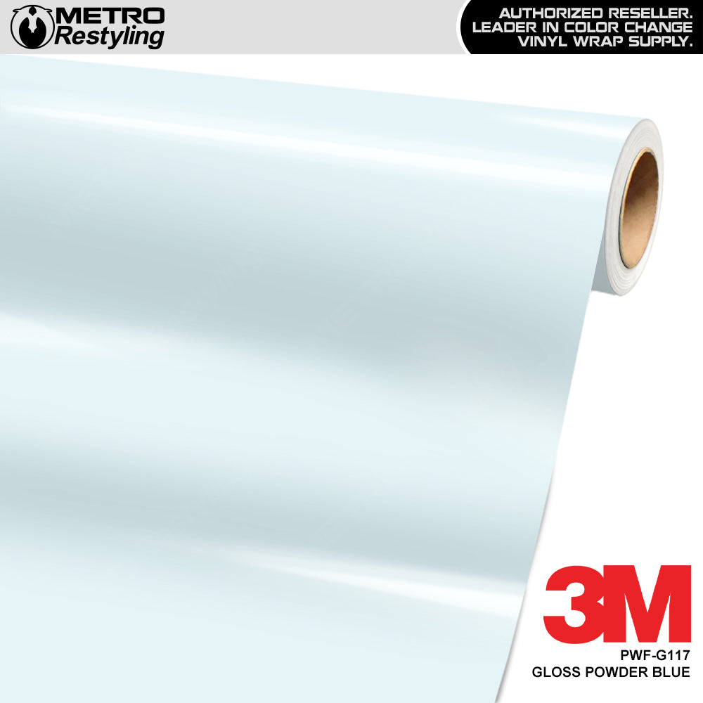 3M Gloss Powder Blue PWF Paint Protection Film Wrap | PWF-G117