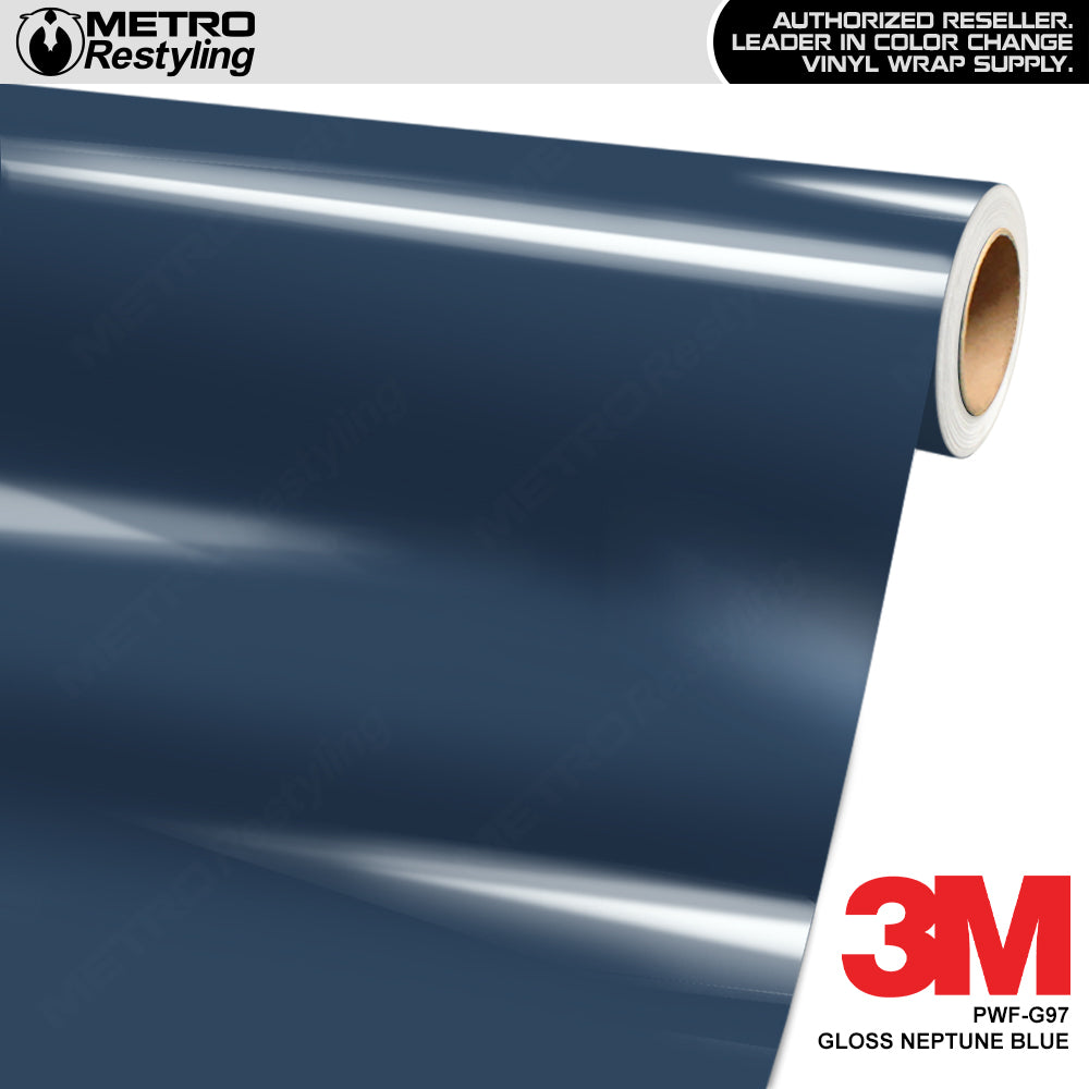 3M Gloss Neptune Blue PWF Paint Protection Film Wrap | PWF-G297