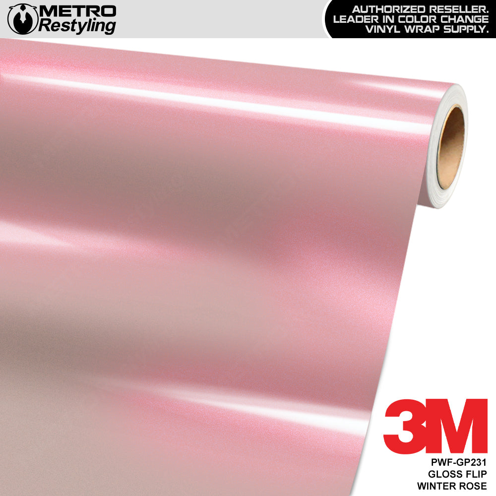 3M Gloss Flip Winter Rose PWF Paint Protection Film Wrap | PWF-GP231