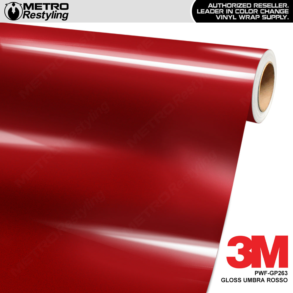 3M Gloss Umbra Rosso PWF Paint Protection Film Wrap | PWF-GP263