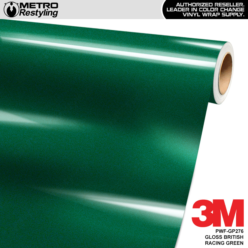 3M Gloss British Racing Green PWF Paint Protection Film Wrap | PWF-G276