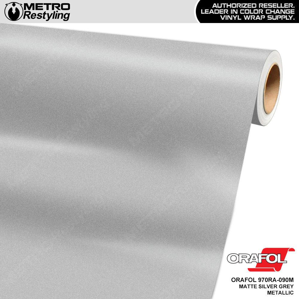 Orafol-970RA-Matte-Silver-Grey-Metallic-090M