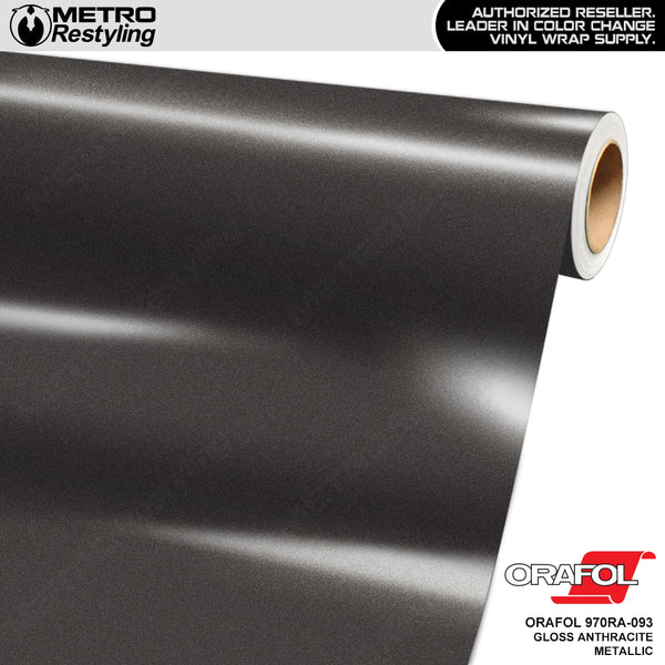 Orafol Gloss Anthracite Metallic Vinyl Wrap | Metro Restyling