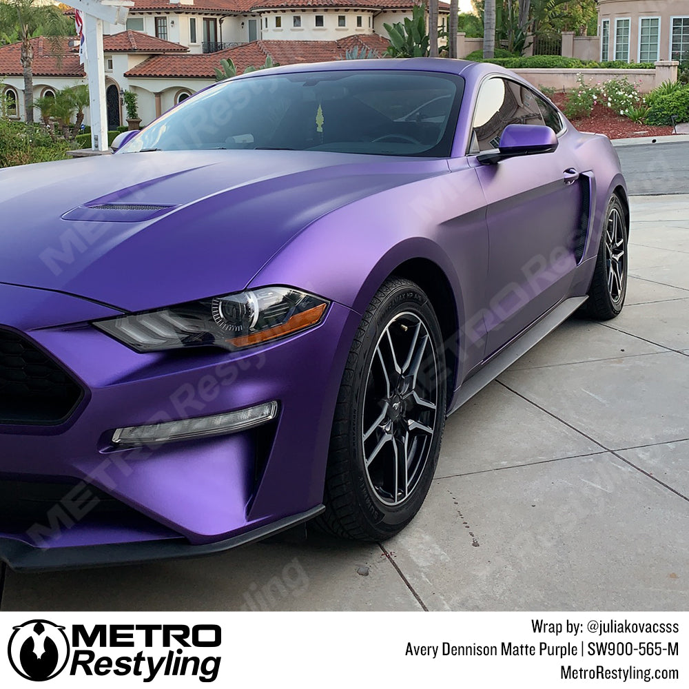Avery Dennison SW900 Matte Purple Metallic Vinyl Wrap, 03/24/2024