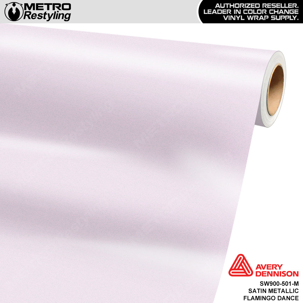 Avery Dennison SW900 Satin Metallic Flamingo Dance Vinyl Wrap | SW900-501-M