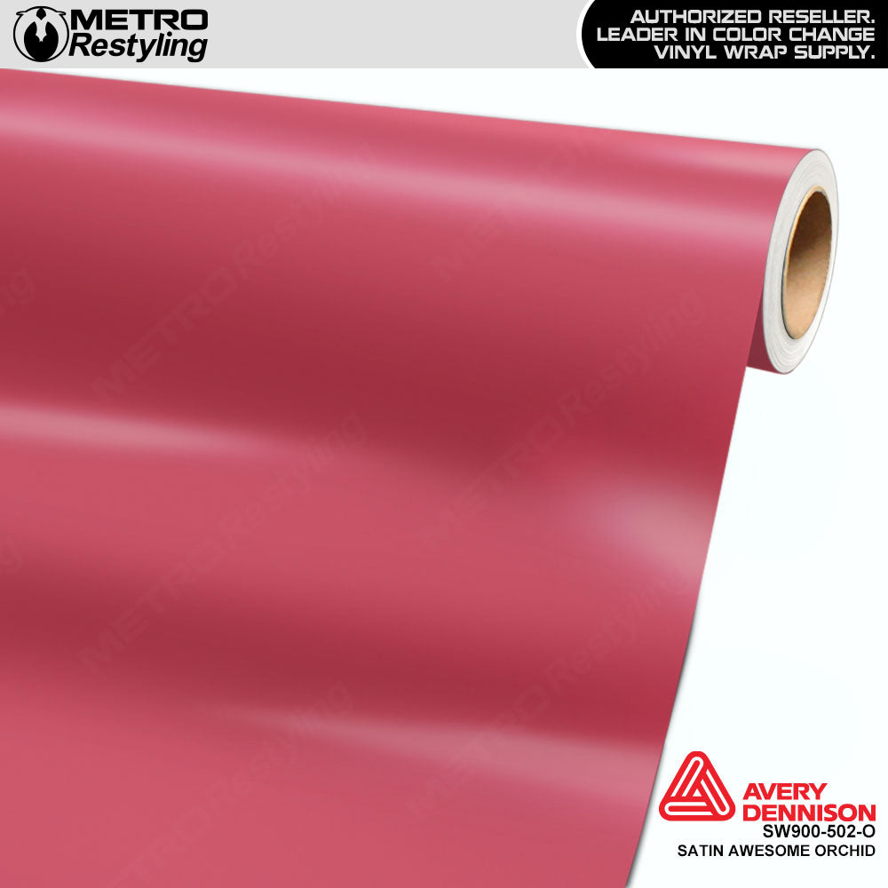 Avery Dennison SW900 Satin Awesome Orchid Vinyl Wrap | SW900-502-O