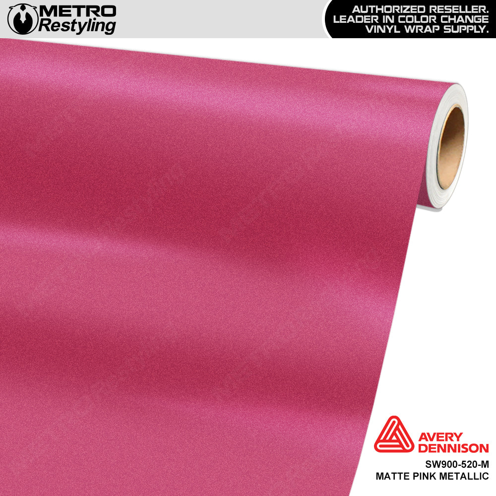 Avery Dennison SW900 Matte Pink Metallic Vinyl Wrap