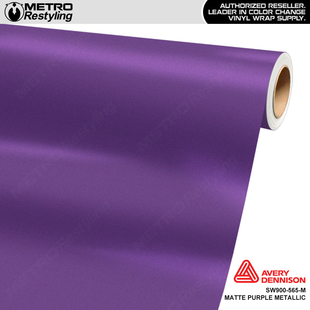 Avery Dennison SW900 Matte Purple Metallic Vinyl Wrap