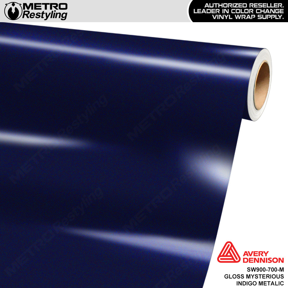 Avery Dennison SW900 Gloss Mysterious Indigo Metallic Vinyl Wrap | SW900-700-M | BLOWOUT STOCK | (335 sq ft) | 56920