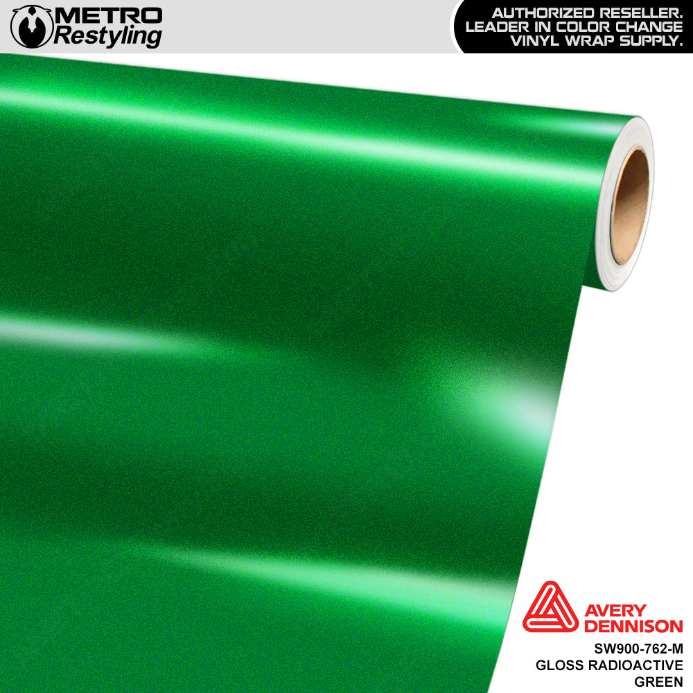 Avery Dennison SW900 Gloss Radioactive Green Vinyl Wrap